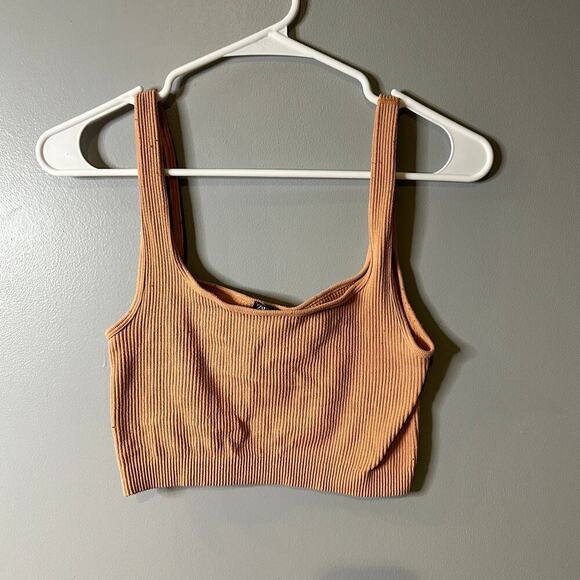 Zara Tops - Zara Women's xs Ribbed crop tank